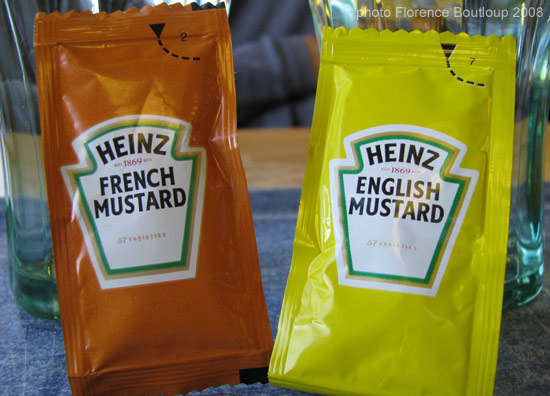 french and english mustard