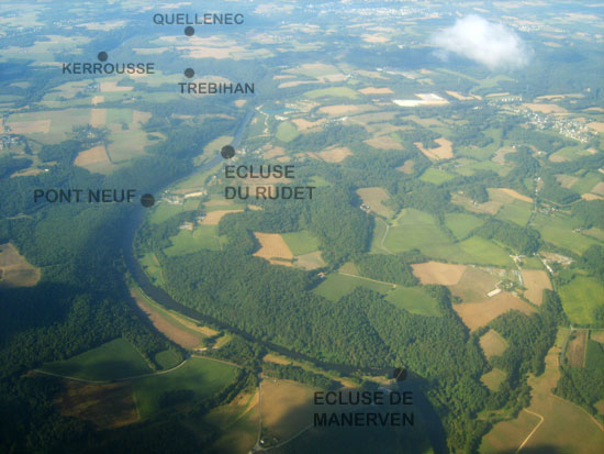 vallee du Blavet manerven pont-neuf rudet kerrousse trebihan quellenec