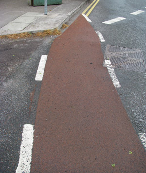 irish cycling lane
