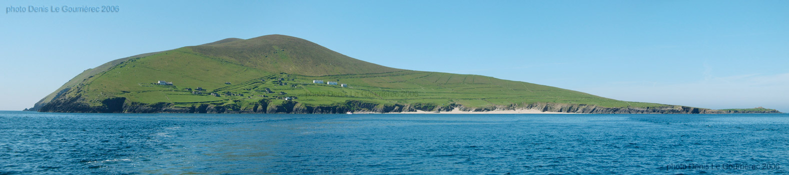 panorama blasket island kerry ireland