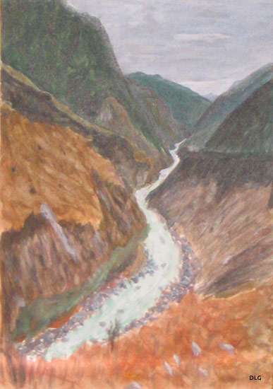 Tiger Leaping Gorge painting