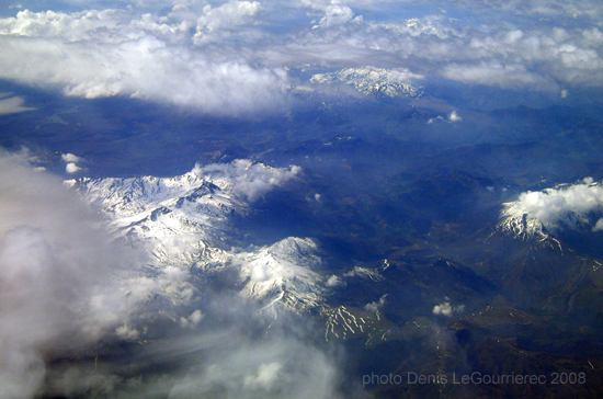 mountains from the sky