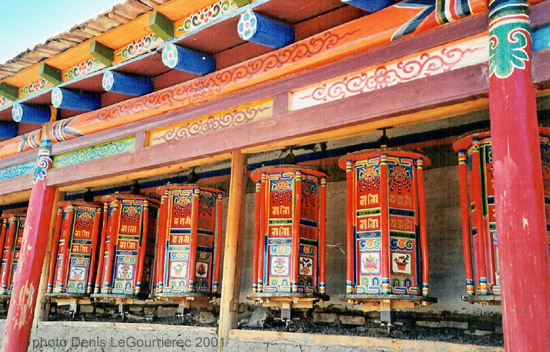 tibetan prayer wheels