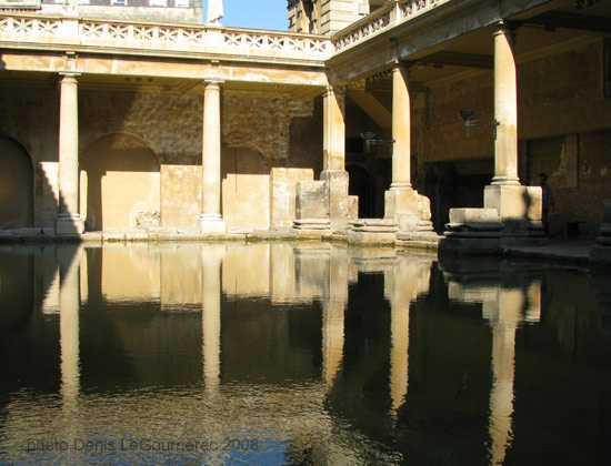 reflections roman bath england