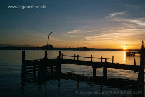 sunset from Cobh