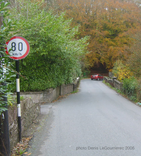 speed limit on very small road in ireland