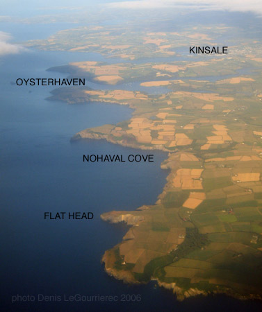 cork coast from the plane
