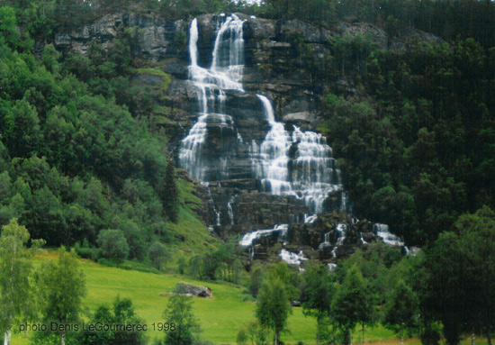 Sognefjord waterfall