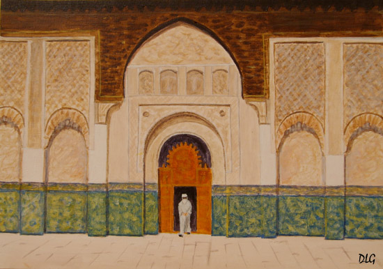 Marrakech painting
