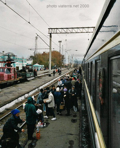 station trans-siberian train