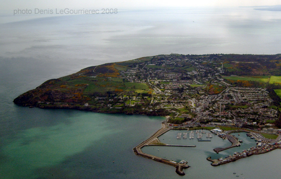 aerial view of howth