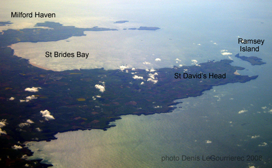pembrokeshire from the sky