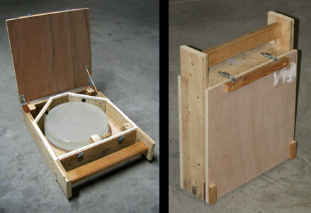 box for telescope mirror