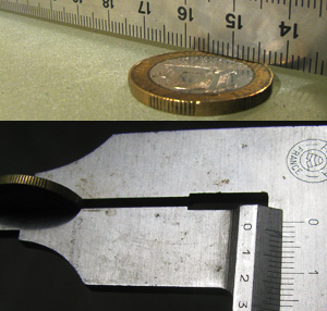 how to measure the sagitta of a mirror